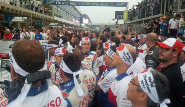 Toyota Dons Celebratory Hachimaki for WEC Season Win