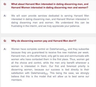 Harvard dating scene