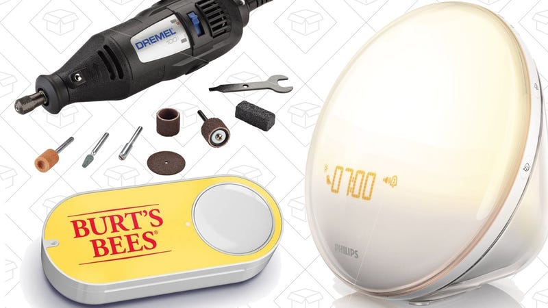 Today's Best Deals: Dremels, Dash Buttons, Wake-Up Lights, and More
