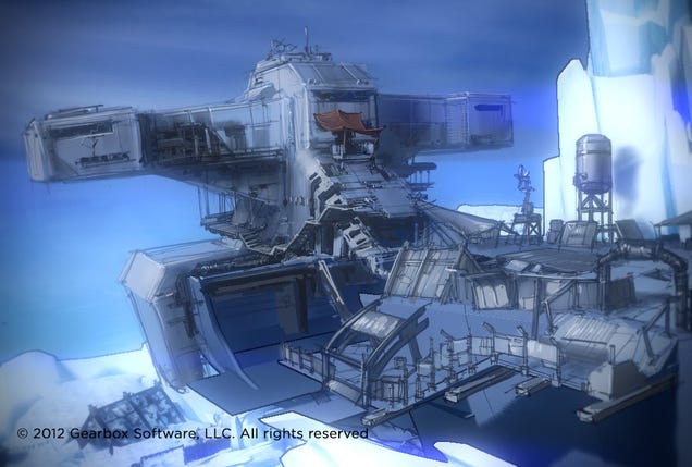 Some of The Concept Art Behind Borderlands 2