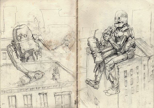 Luscious Game Art Makes Robots and Beasts Look Great Together