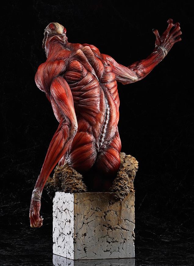 attack on titan bronze statue