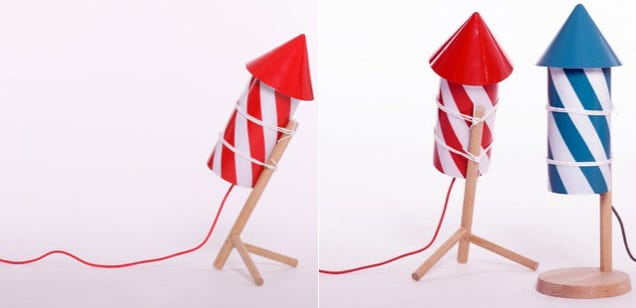 Make Like Wile E. Coyote With These Adorable Firecracker Lamps
