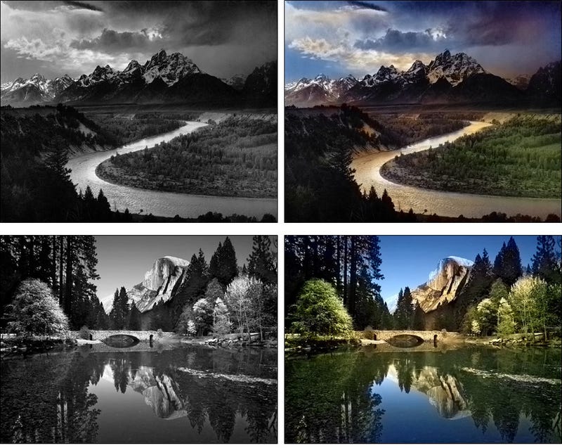 This Software Creates Vivid Color Pictures From Black-and-White Photos