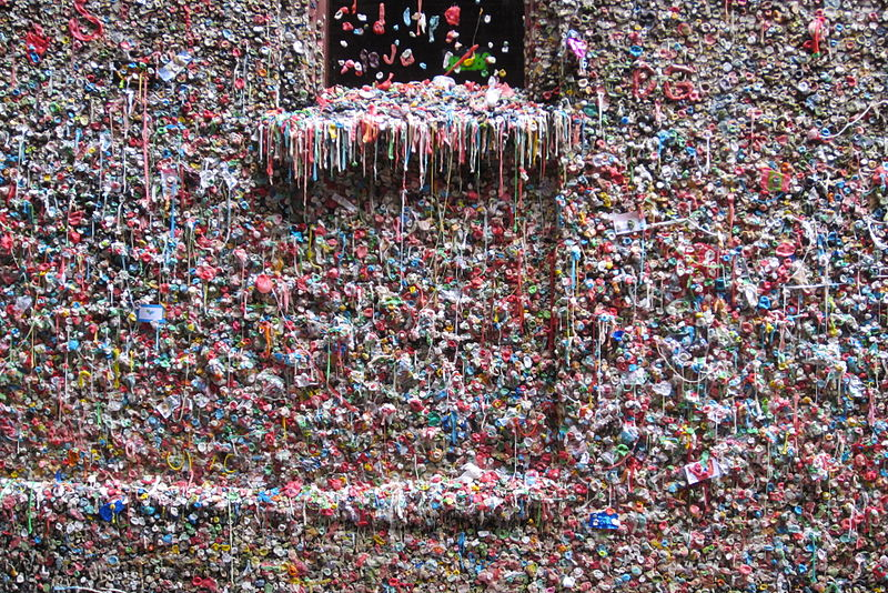 Seattle's Gross and Cool Gum Wall Will Be Blasted Clean