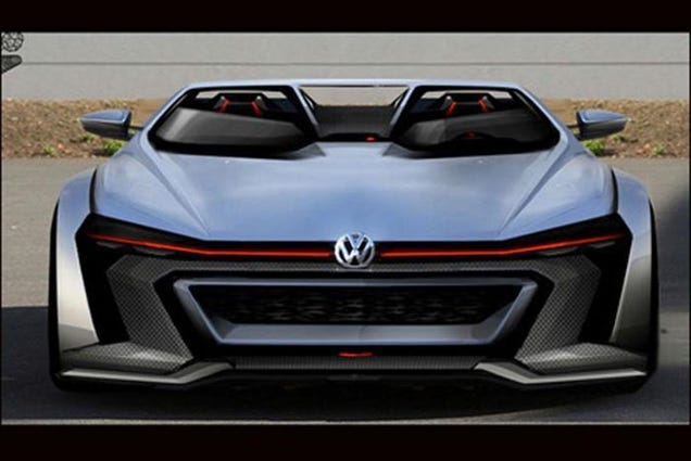 VW's Golf GTI Gran Turismo Vision Concept Is A Hot Hatch From 2050