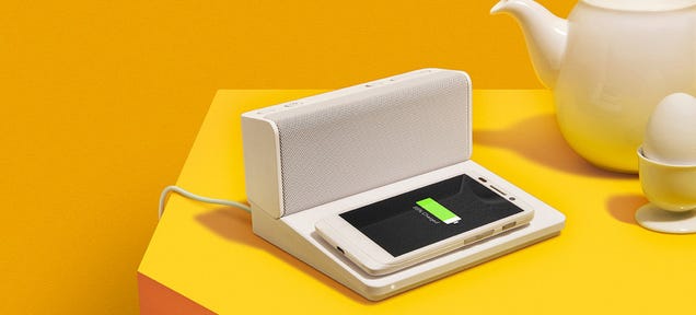 Quirky's Ohm Bluetooth Speaker Charges Wirelessly So It's Always Ready