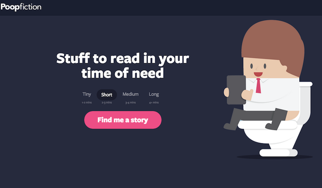Poopfiction Finds the Perfect Story to Read While You're on the Toilet