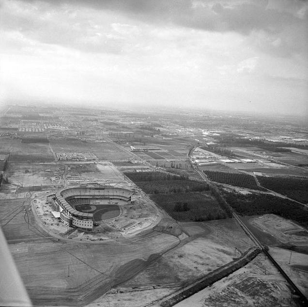 In 1966, the Angels Landed in Anaheim's Futuristic Baseball Stadium