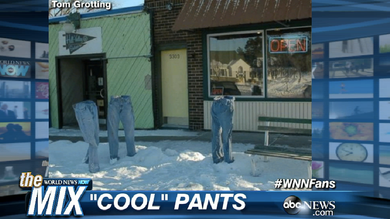 Frozen Pants Is a Chill Trend in Minnesota