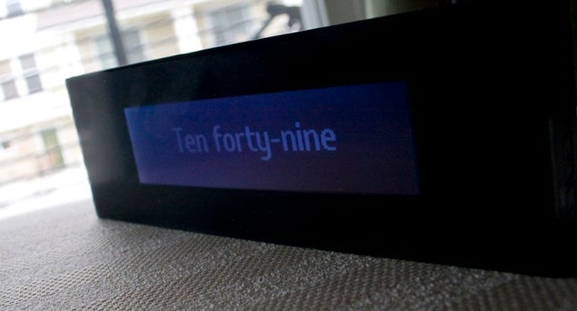 Art Lebedev Verbarius Word Clock Lightning Review