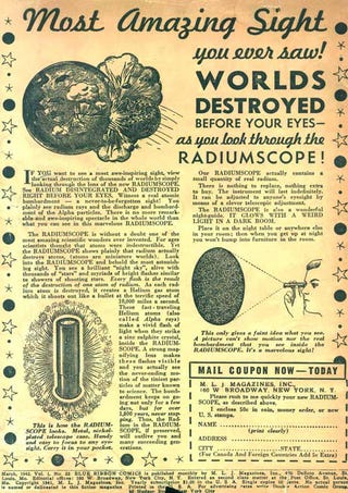 Oobject Comic Book Ads