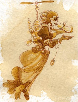 Hey Disney, this is the steampunk princess movie we want!