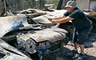 Texas fires destroy one collector's 175 classic cars