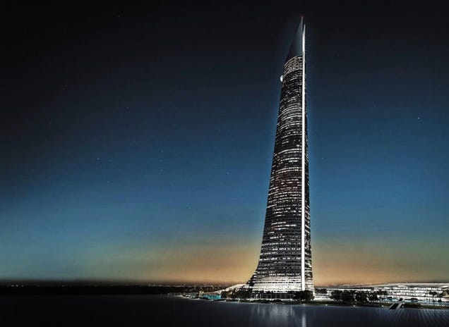 Someone wants to build a futuristic version of Sauron's tower in Africa