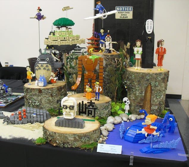 The films of Hayao Miyazaki à la Lego