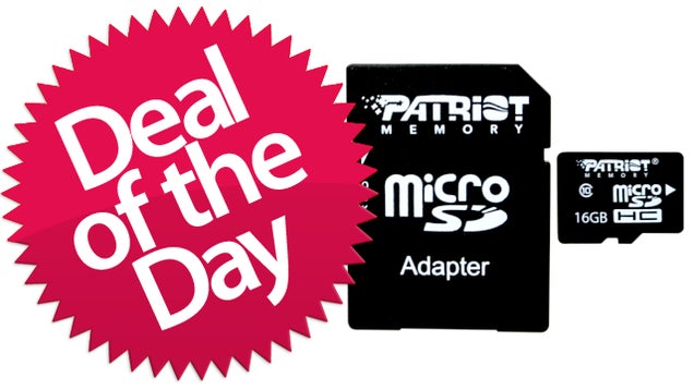 This 16GB Class 10 Micro SDHC Is Your Itty-Bitty Deal of the Day