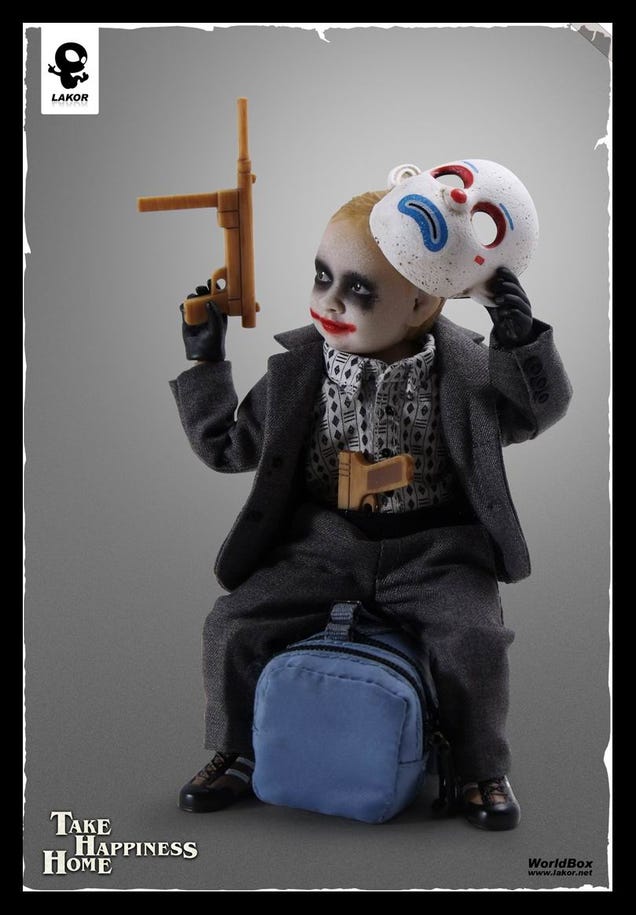 Please let this Joker Jr. Doll inspire a Dark Knight Babies line