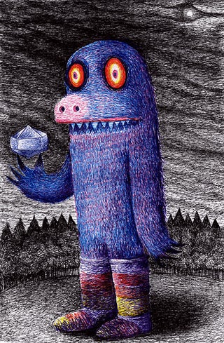 These stereographic monsters twitch wildly to fright and delight