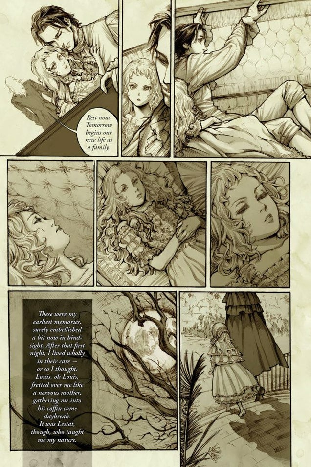 First Glimpse of the Graphic Novel that Retells Interview With a Vampire from Claudia's POV
