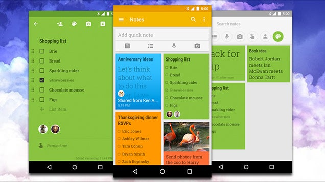 Google Keep Adds Shared Notes, Search By Color