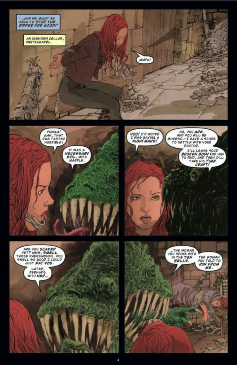 Check out a 7-page preview of IDW's Doctor Who comic: it's the 11th Doctor vs. Jack the Ripper!