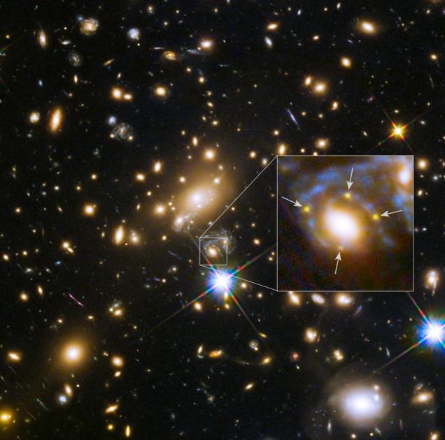 This Supernova Looks Like Four Exploding Stars