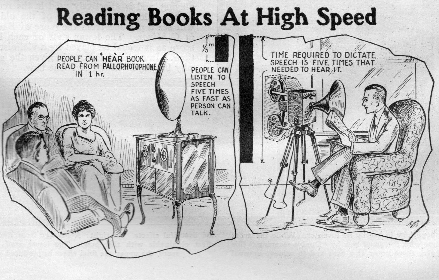 This &quot;Electric Book Reader&quot; of 1927 Was The Future of Speed Reading
