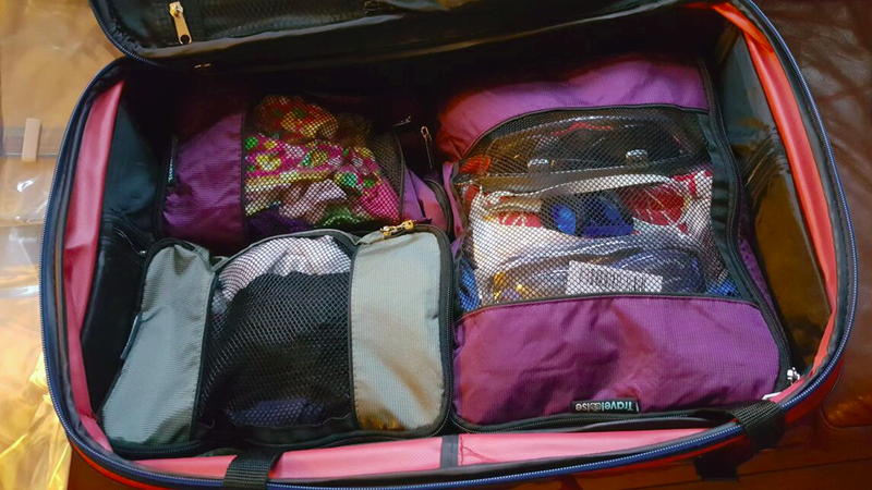 best suitcase packing method