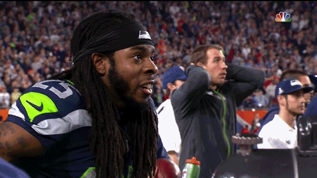Richard Sherman's Face Says It All