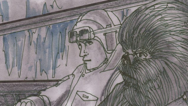 Unseen Empire Strikes Back Storyboards Detailing the Battle of Hoth!