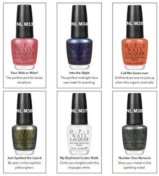 Amazing Spider-Man releases "My Boyfriend Scales Walls" nail polish color. Oof.