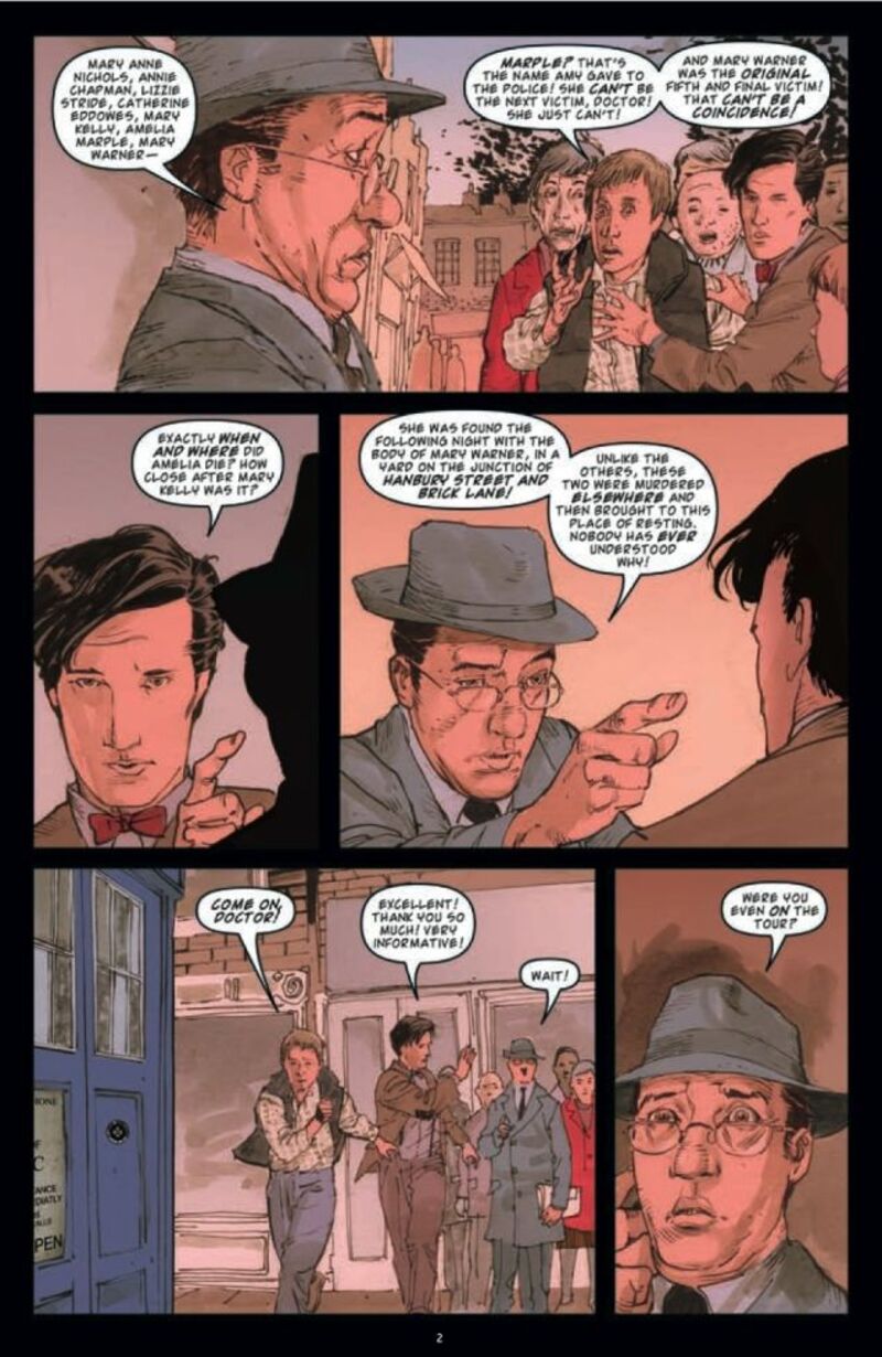 Check out a 7-page preview of IDW's Doctor Who comic: it's the 11th Doctor vs. Jack the Ripper!