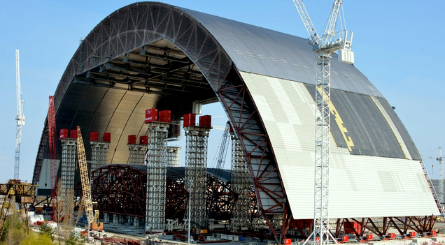 Chernobyl's Steel Radiation Shield Is the Biggest Moving Structure Ever