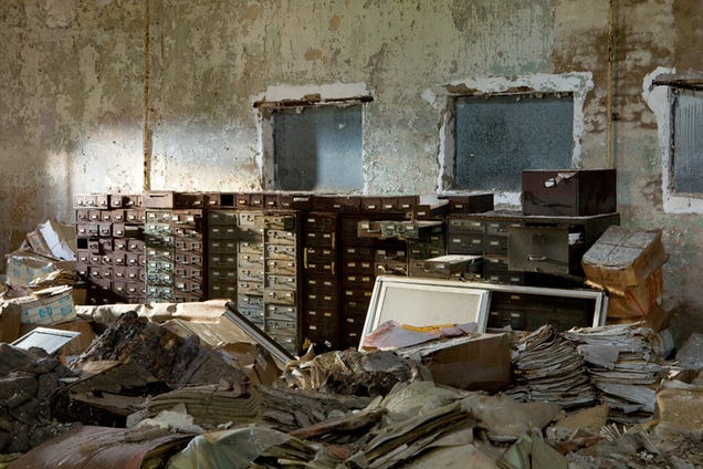 A women's asylum rots on an abandoned New York island