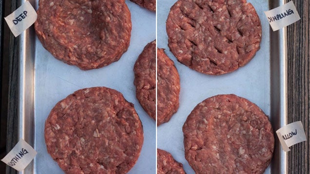 The Best Way to Shape Your Burgers for Even Cooking on the Grill