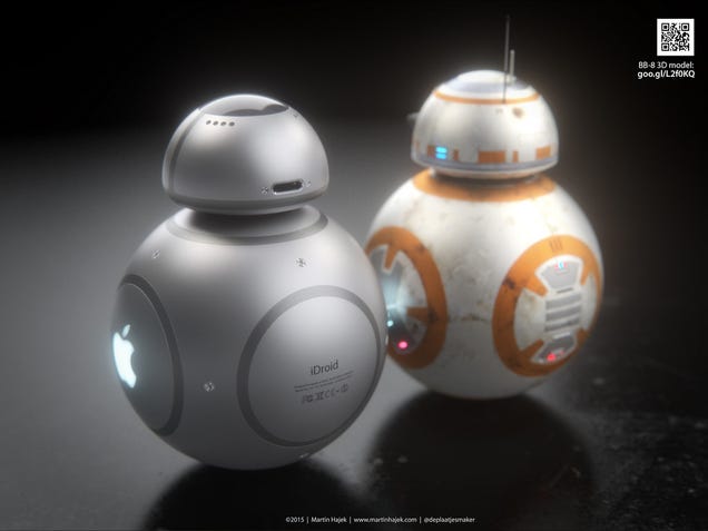 If Apple Made BB-8 Droids, They'd Be Adorable