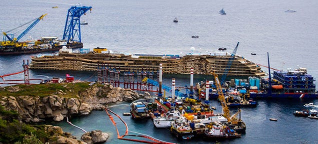 The Crazy Complex Project to Salvage the Costa Concordia Starts Monday