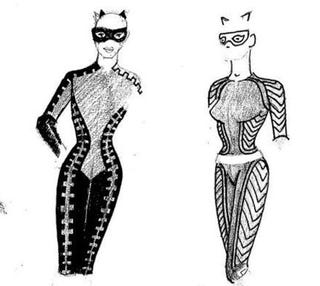 Catwoman concept art shows off Selina Kyle's Catsuit that never was