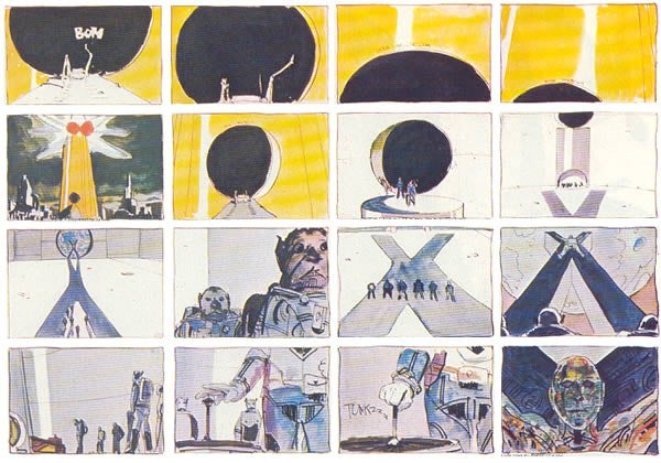 La Dune de Jodorowsky y Moebius: los diseños y arte conceptual de la película fallida