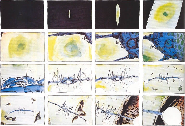 La Dune de Jodorowsky y Moebius: los diseños y arte conceptual de la película fallida