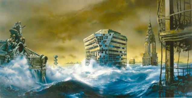 The psychedelic realism of Chris Foss' alternate worlds