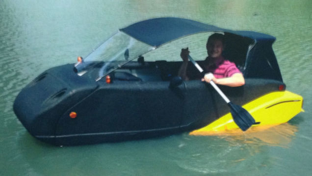 What It's Like To Drive A Car Made Of Styrofoam