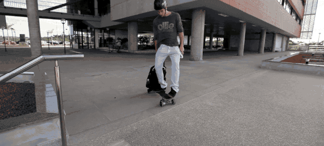 There's an Electric Skateboard For Commuters Hiding Inside this Backpack