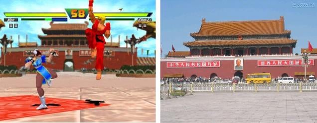 Fighting Game Locations in Real-Life
