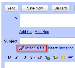 gmail how to attach an email