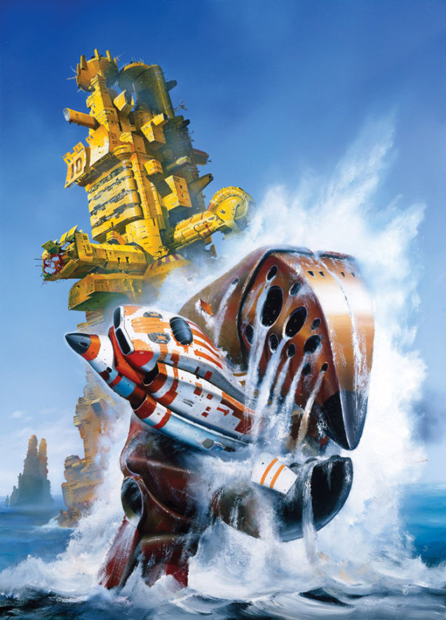 The psychedelic realism of Chris Foss' alternate worlds