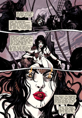 Read an exclusive sneak peek of Dark Horse Comics' Conan The Barbarian!