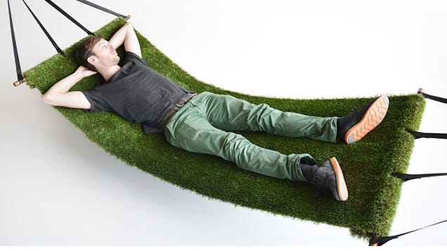 Could There Be a Better Way To Enjoy Summer Than On a Grass Hammock?