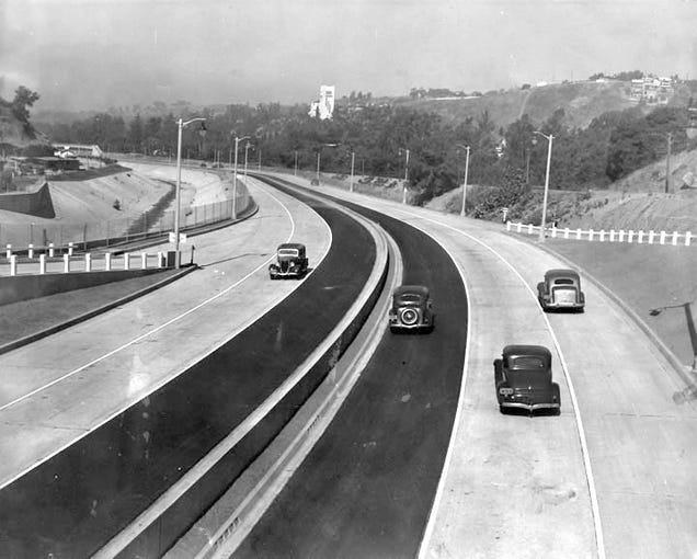 Photos: When Southern California's Freeways Were New (and Empty)